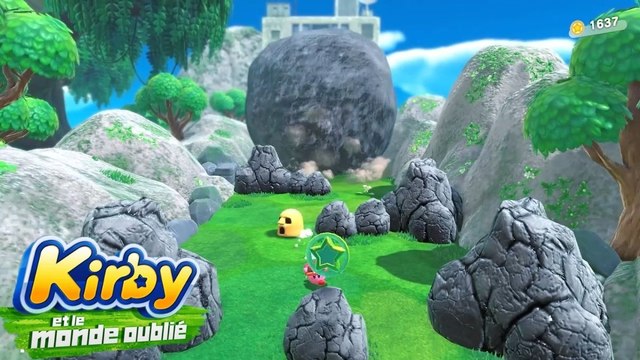 Pierres qui roulent Kirby et le monde oublié : Waddle, souche, chemin parallèle... ne rien louper