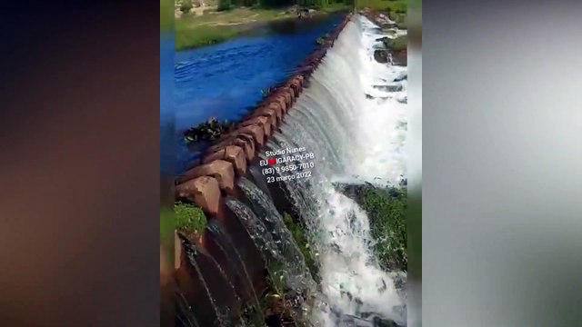 VÍDEO: Açudes do Vale do Piancó sangram e Cajazeiras já acumula quase 800 mm de chuvas em 2022