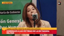 Homenaje a las víctimas de la Dictadura Militar