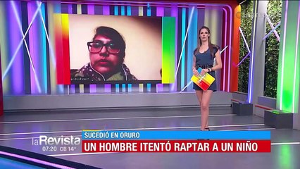 Capturan a sujeto que intentó raptar a un menor en la puerta de un colegio de Oruro