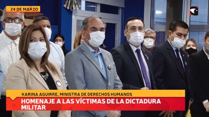 Homenaje a las víctimas de la Dictadura Militar