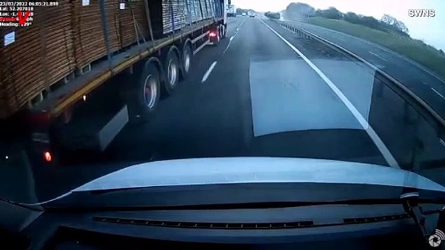 Van Driver Miraculously Left With Minor Injuries After Flipping Over a Highway Barrier