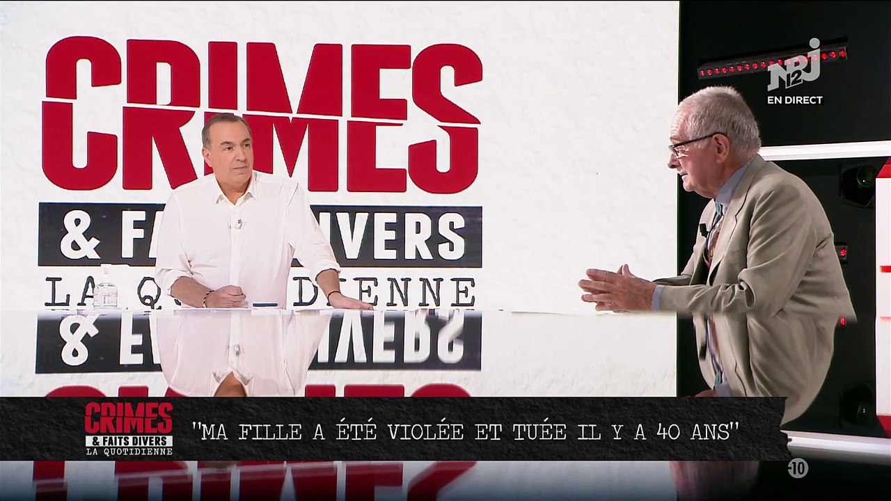 Le témoignage bouleversant ce midi dans "Crimes" sur NRJ12 de ce papa dont la fille âgée de 17 ans a été tuée : "Je n'attends qu'une chose c'est rejoindre ma fille au paradis" - VIDEO