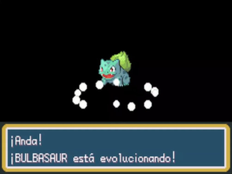 Evolución de BULBASAUR