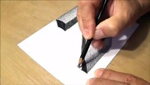 Drawing 3D Letter - How to Draw Letter Z - Trick Art with Graphite Pencils