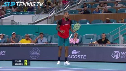 Highlights: Kyrgios besiegt Mannarino in Miami