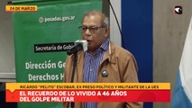 El recuerdo de lo vivido a 46 años del Golpe  Militar