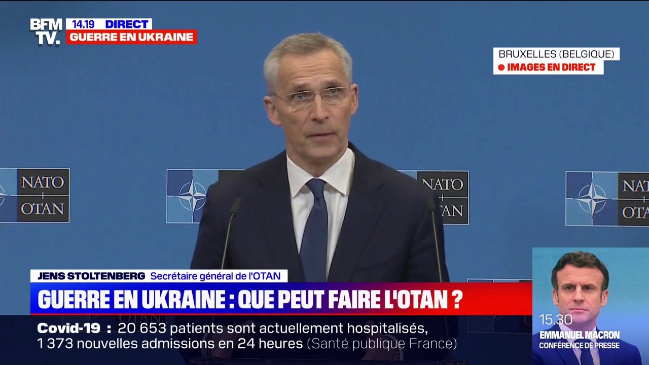 Jens Stoltenberg confirme la présence de 40.000 soldats de l'OTAN "sur le flanc est"