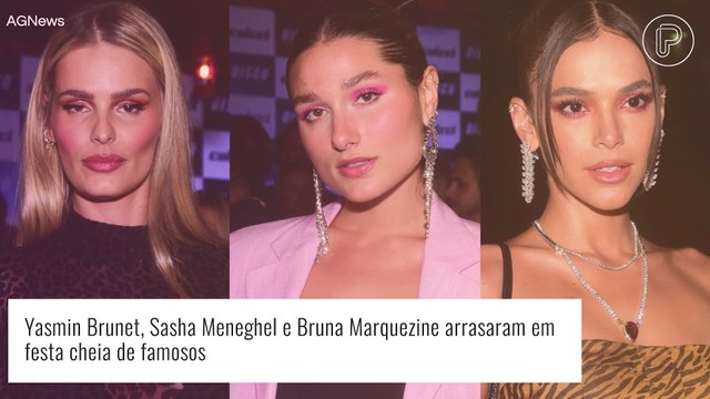 Looks de Bruna Marquezine, Sasha e Yasmin Brunet roubam a cena em evento de moda com famosos. Fotos!