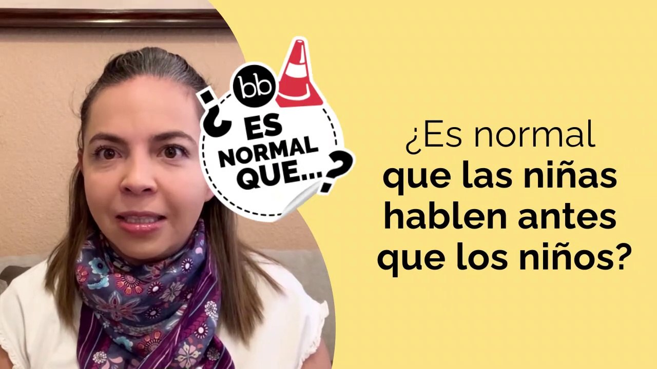 ¿Es normal que las niñas hablen antes que los niños?