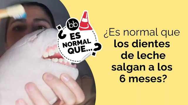 ¿Es normal que le salgan los DIENTES de LECHE antes de los SEIS MESES?