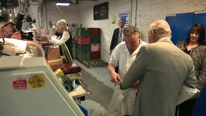 'You can start tomorrow': Prince Charles impresses with glass handiwork