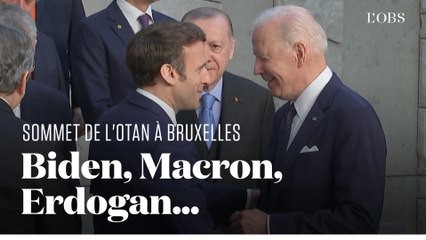 Photo de famille au sommet extraordinaire de l'Otan consacré  à Bruxelles