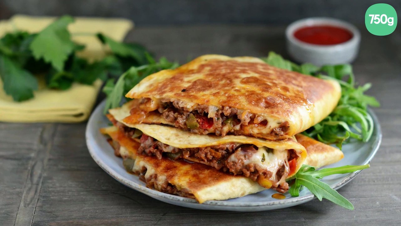 Quesadillas à la viande hachée