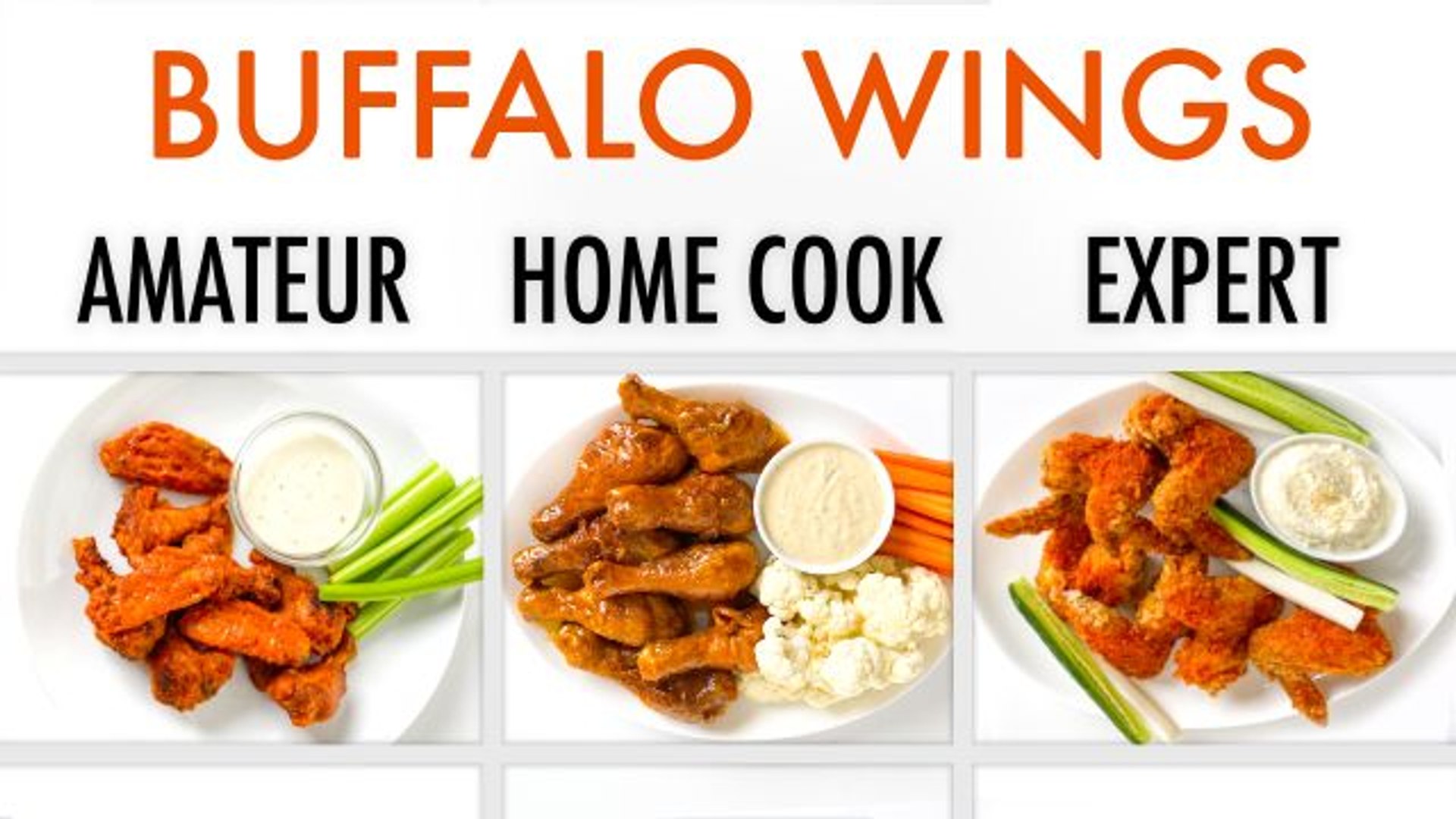 4 Levels of Buffalo Wings Amateur to Food Scientist