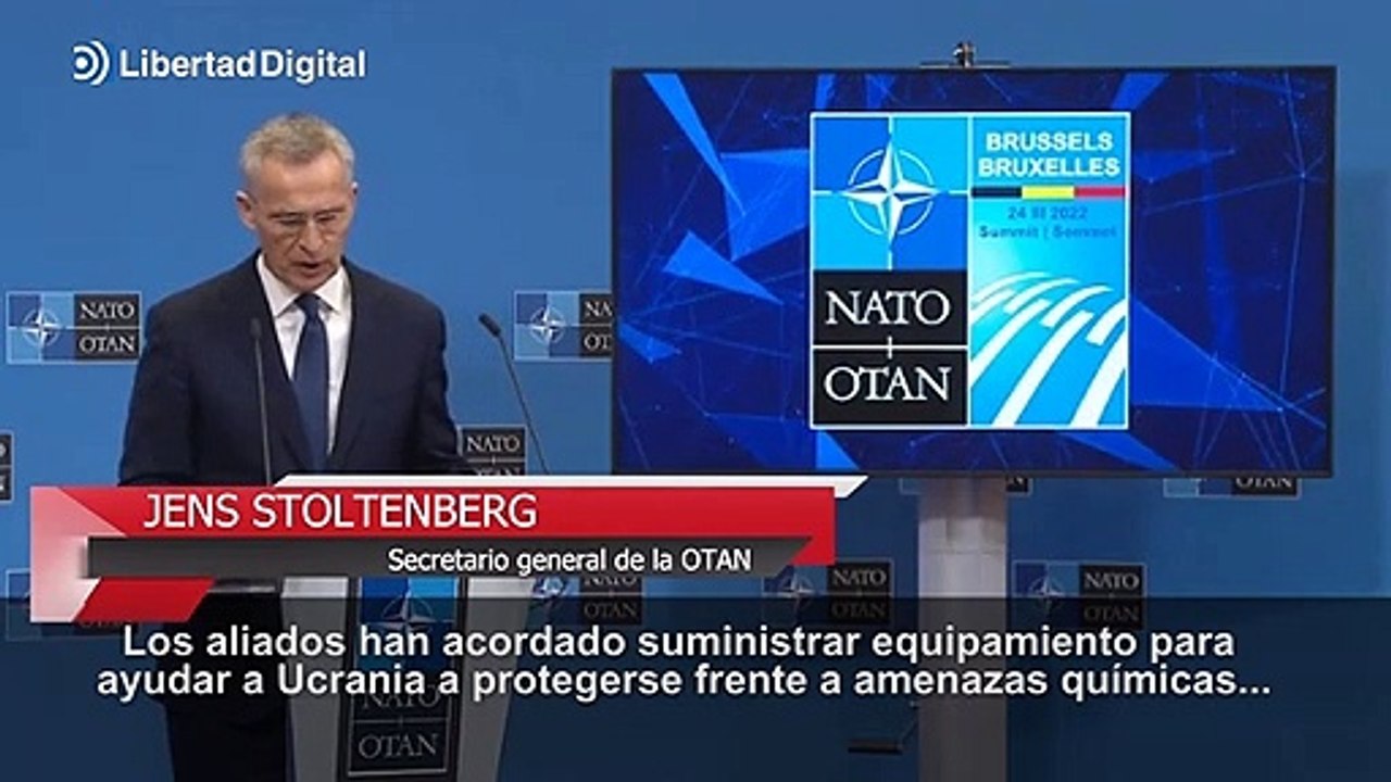 Los líderes de la OTAN pactan equipar a Ucrania...