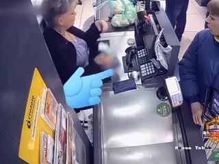 Smartphone gratuit à la caisse du supermarché... okay