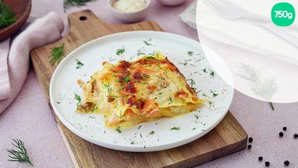 Lasagnes au saumon fumé