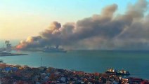 Ukrayna Donanması Bayraktar TB-2 Drone ile Rus savaş gemisini vurdu