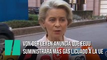 Ursula von der Leyen anuncia un acuerdo con EEUU para enviar más gas licuado a la UE