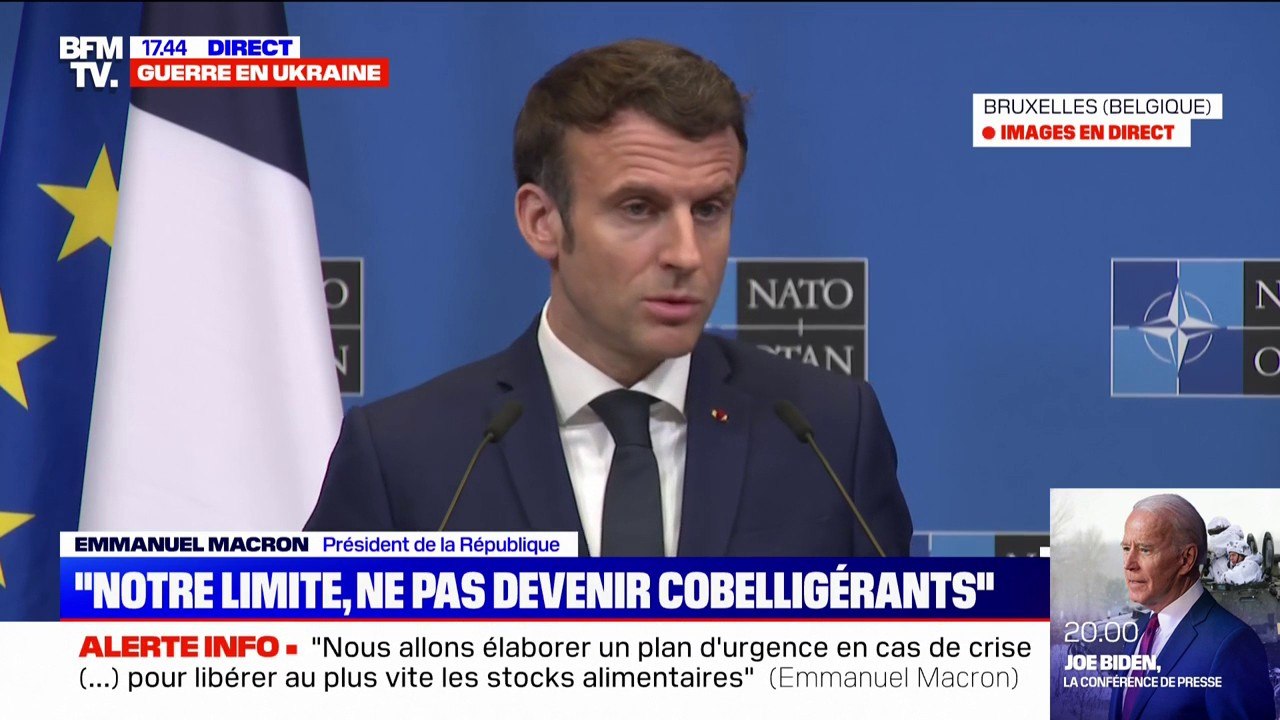 Emmanuel Macron: le président chinois "Xi Jinping désapprouve la guerre en Ukraine"