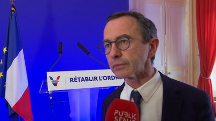 "Emmanuel Macron a envie d’écraser tout, d’escamoter cette campagne", accuse Bruno Retailleau