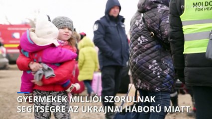 Скачать видео: Gyermekek milliói veszítették el otthonaikat az ukrajnai orosz háborúban