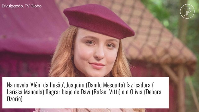 'Além da Ilusão': Isadora se revolta com Joaquim ao flagrar novo beijo de Davi em Olívia. 'Raiva!'