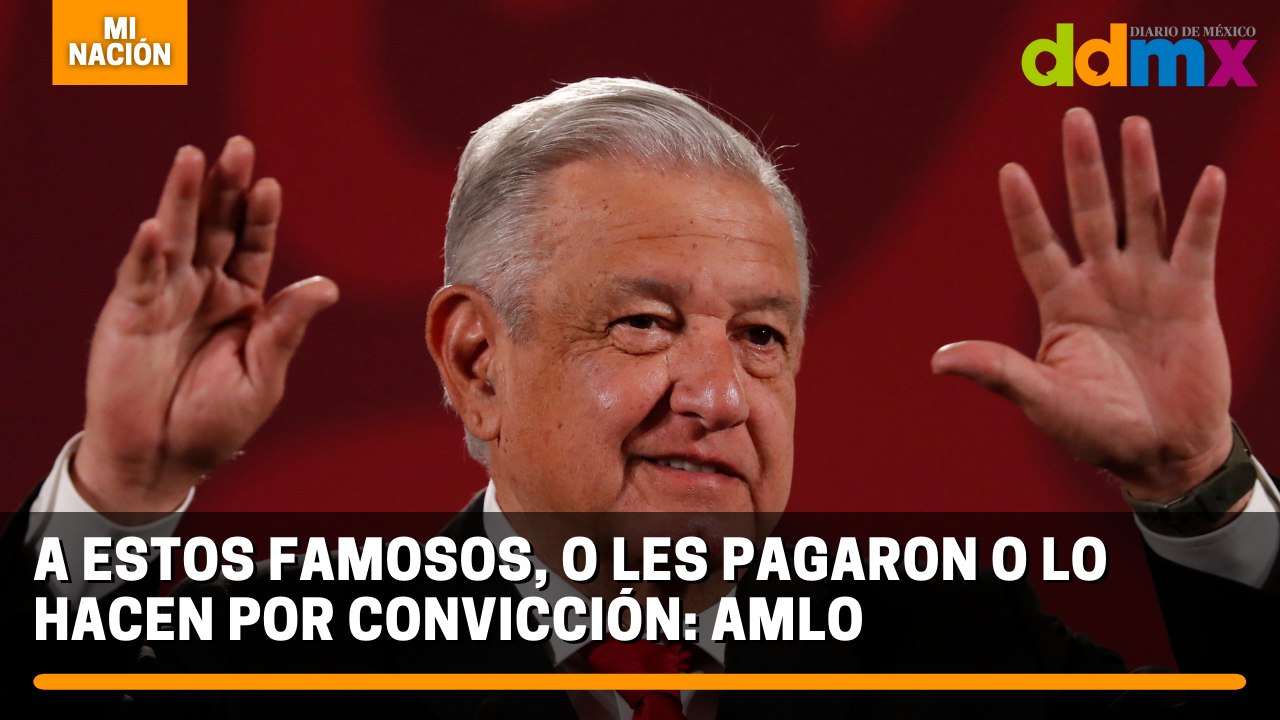 López Obrador critica campaña de famosos en contra del tren Maya