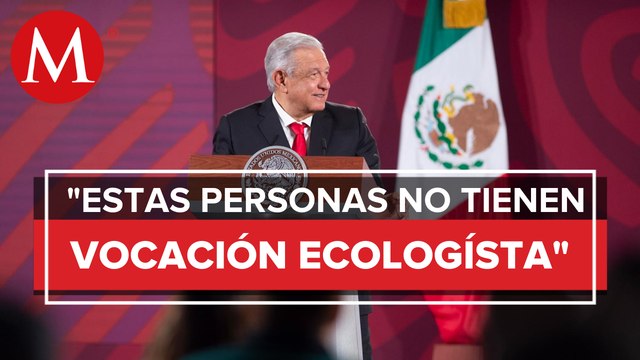 AMLO acusa que alguien está detrás de campaña de famosos contra Tren Maya