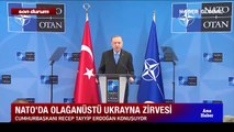 Son dakika Cumhurbaşkanı Erdoğan'dan NATO Zirvesi sonrasında 'barış' mesajı: Gayretimiz barış atmosferi oluşturmak