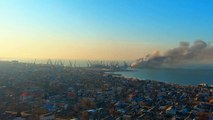 كييف تؤكّد تدميرها سفينة روسية لنقل الجنود في بحر آزوف