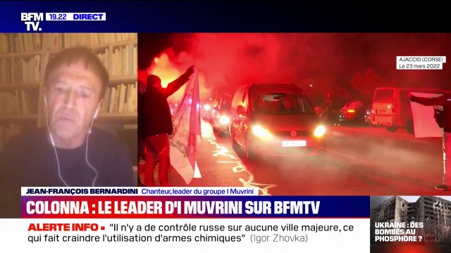 Jean-François Bernardini (I Muvrini) sur la mort d'Yvan Colonna: Je suis ému par cette tragédie