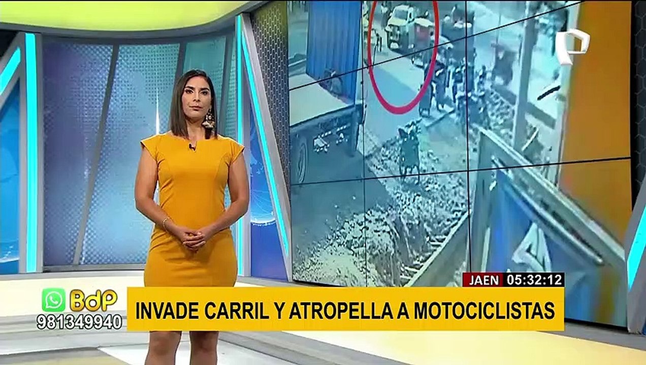 Jaén: Seis personas resultaron heridas luego de que conductor invadiera carril contrario