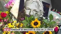 FUNDADOR DE WIKILEAKS SE CASA EN LA CÁRCEL