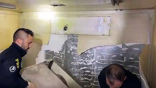 PRF encontra carga milionária de cocaína em caminhão em Joaçaba