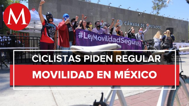 Movilización de ciclistas hacia el Congreso en apoyo a Ley de Movilidad