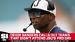 Deion Sanders Calls Out NFL Teams that Didn’t Attend JSU’s Pro Day