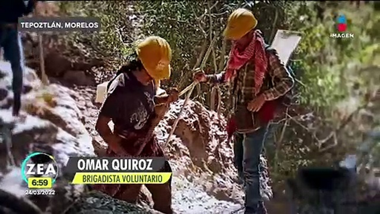 Incendio en el cerro del Tepozteco, contralado al 60%