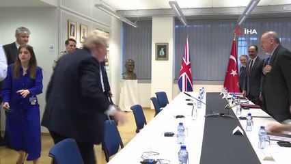 Cumhurbaşkanı Erdoğan, İngiltere Başbakanı Johnson ile bir araya geldi
