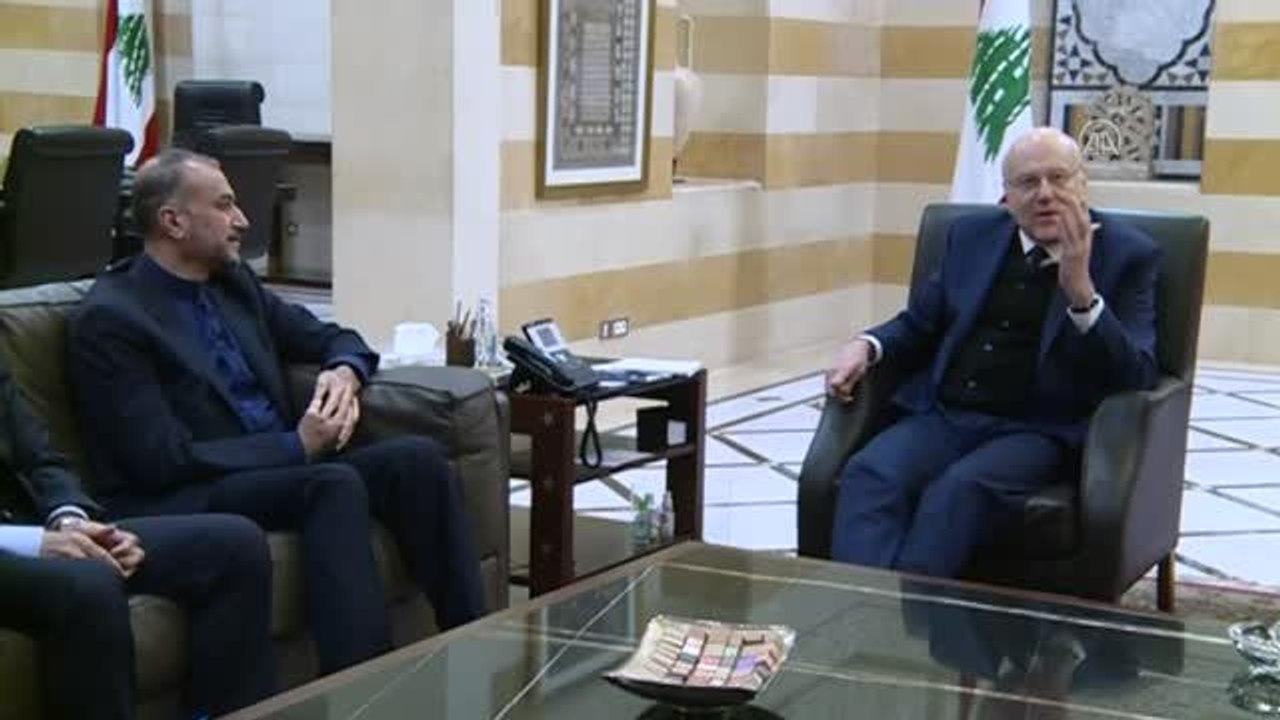 İran Dışişleri Bakanı Abdullahiyan, Lübnan Başbakanı Mikati ile görüştü