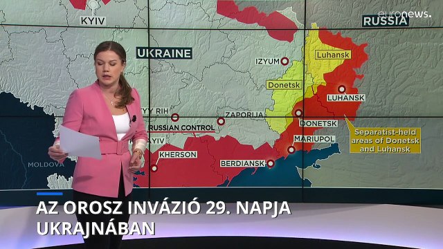 Az orosz invázió 29. napja Ukrajnában