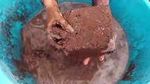 Nonstop Gritty Sand Cement Chunks Water Crumbles Cr: Clay Land ASMR❤