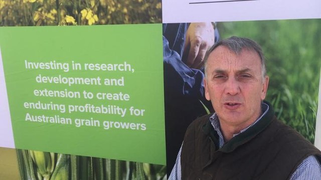 Nigel Phillips talking about salvaging crops