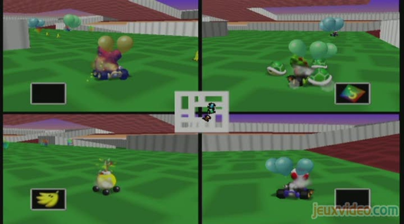 Mario Kart 64 : 2/2 : ... mais à quatre, c'est mieux