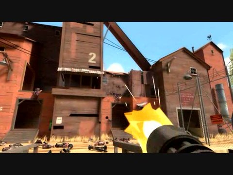 Team Fortress 2 : Combat cartoon