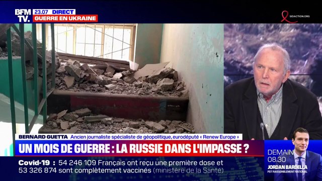 Bernard Guetta sur la guerre en Ukraine: Vladimir Poutine va chercher à étendre le conflit pour masquer sa défaite