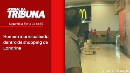 Homem morre baleado dentro de shopping de Londrina