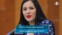 Sandra Cuevas logra acuerdo reparatorio con policías agredidos