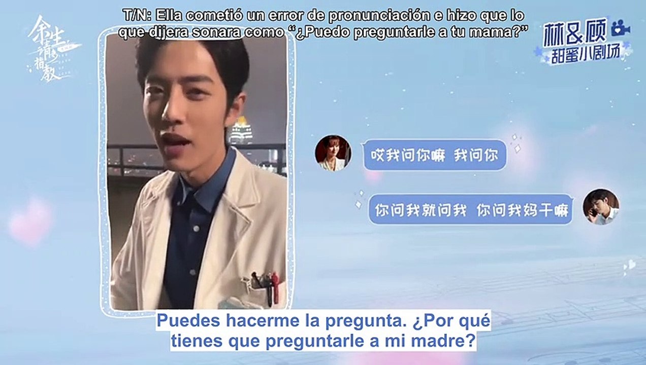 [SUB ESPAÑOL] 220324 The Oath of Love weibo update con Xiao Zhan -  EP 11 EXTRA - Gu Wei version